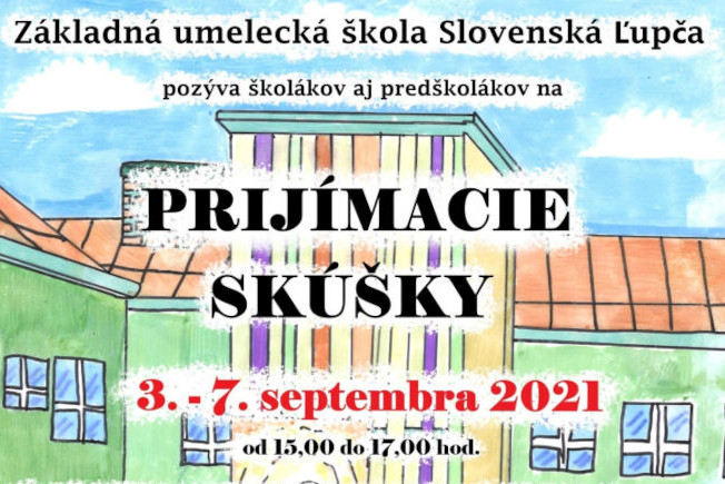 Prijímacie skúšky 2021